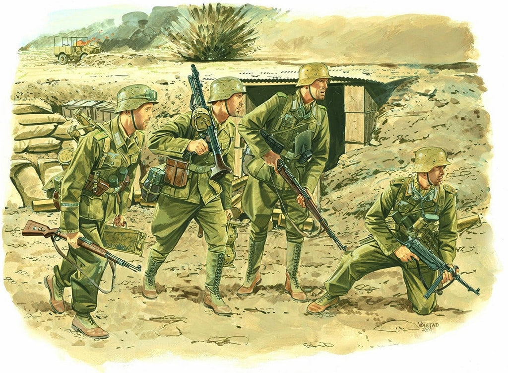 Dragon Afrika Korps Infantry D6138