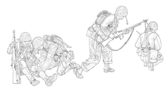 Dragon 1/35 Us Marines Peleliu 1944 D6554