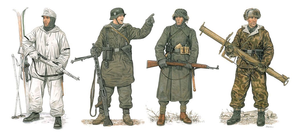 Dragon 1/35 Winter German Infantry D6705