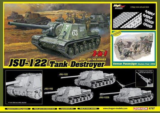 Dragon 1/35 Jsu-122 Vs Panzerjager (3 In 1) D6787