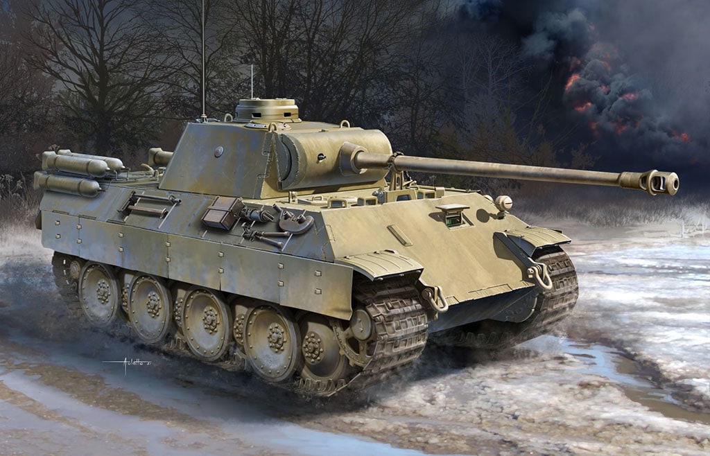 Dragon 1/35 Panther D W/Stadtgas Fuel Tank D6881