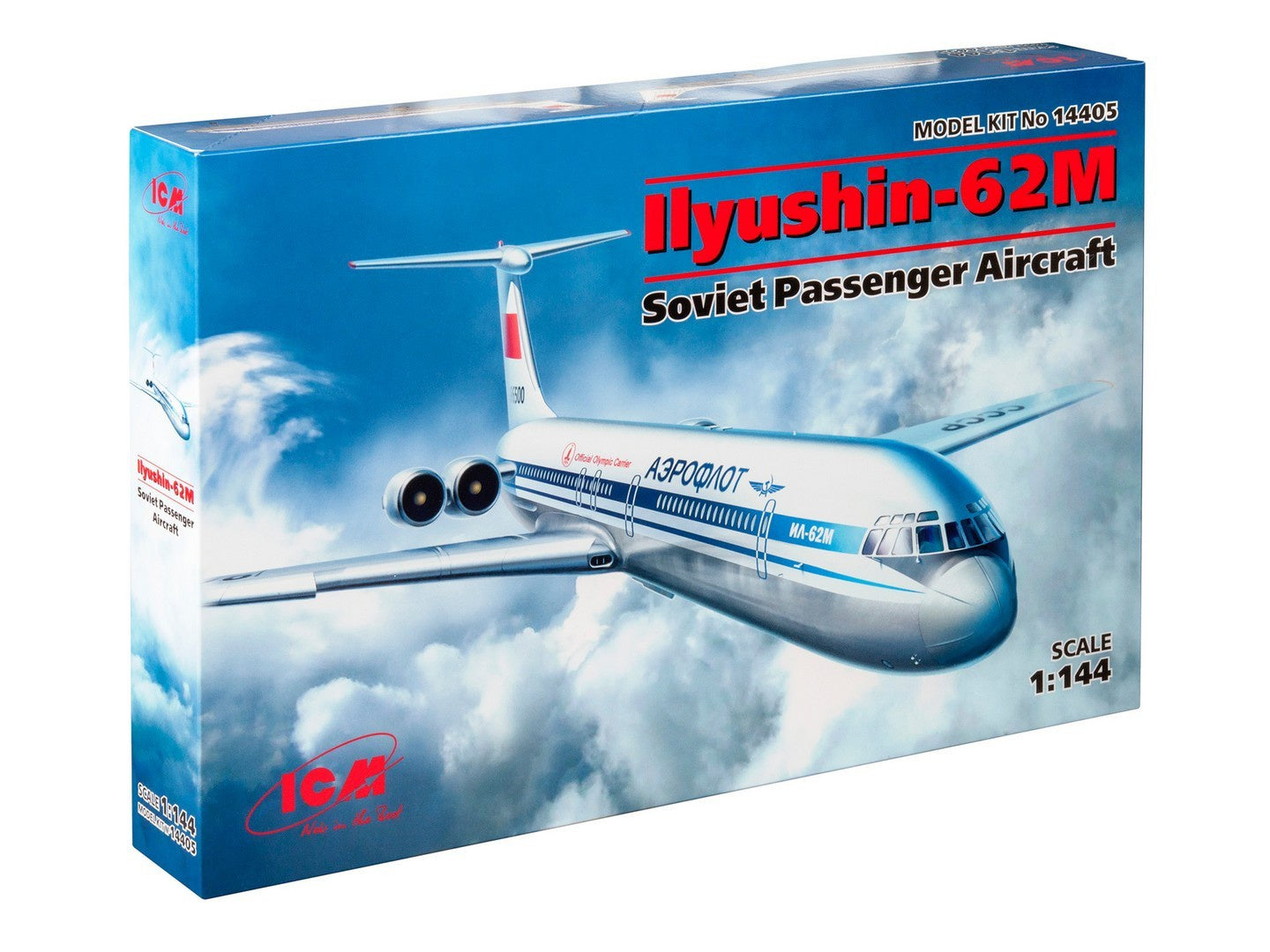Ilyushin-62M, Soviet Passenger Aircraft ICM14405