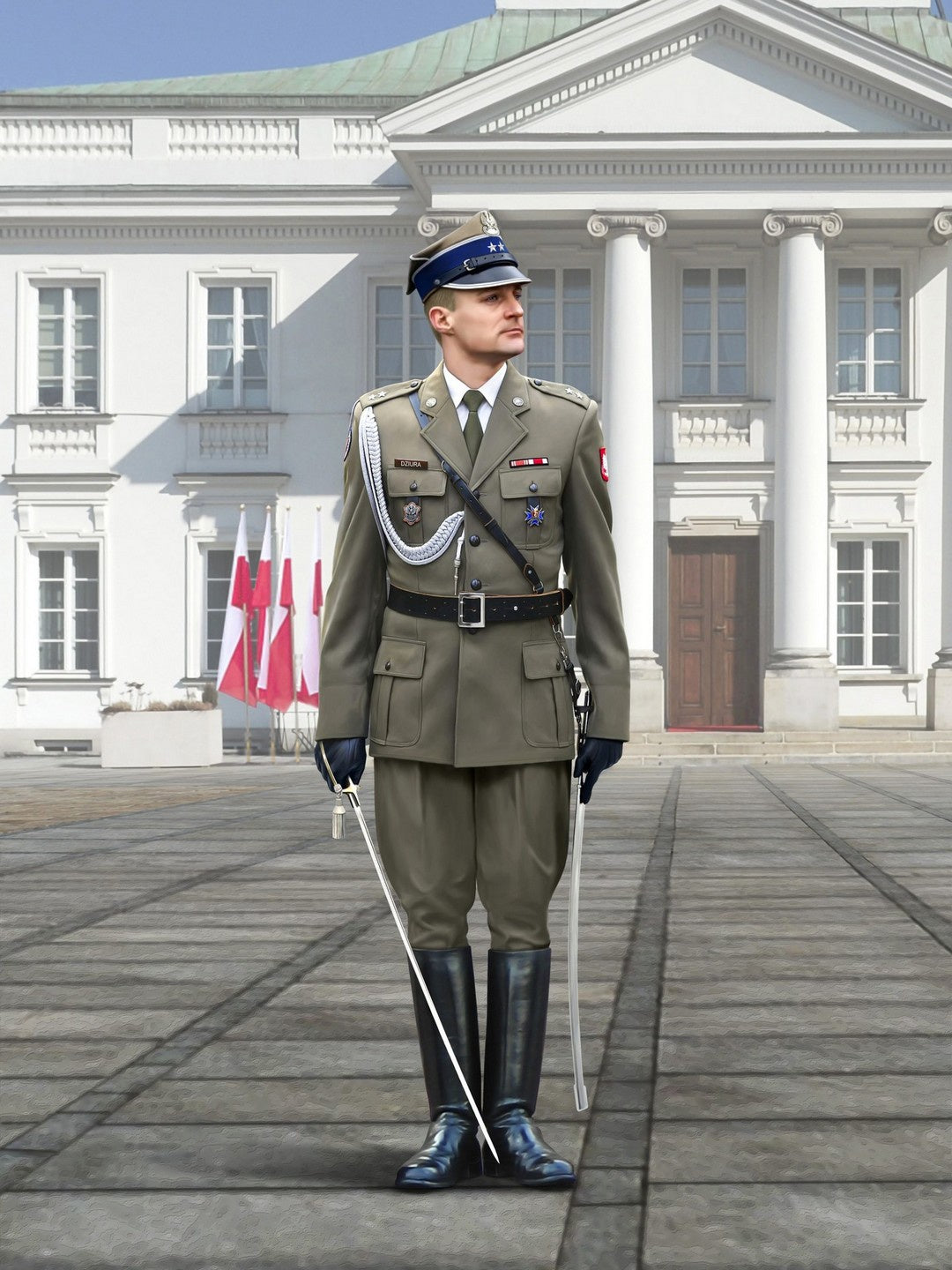 Polish Regiment Representative Officer 1:16 Figure ICM16010