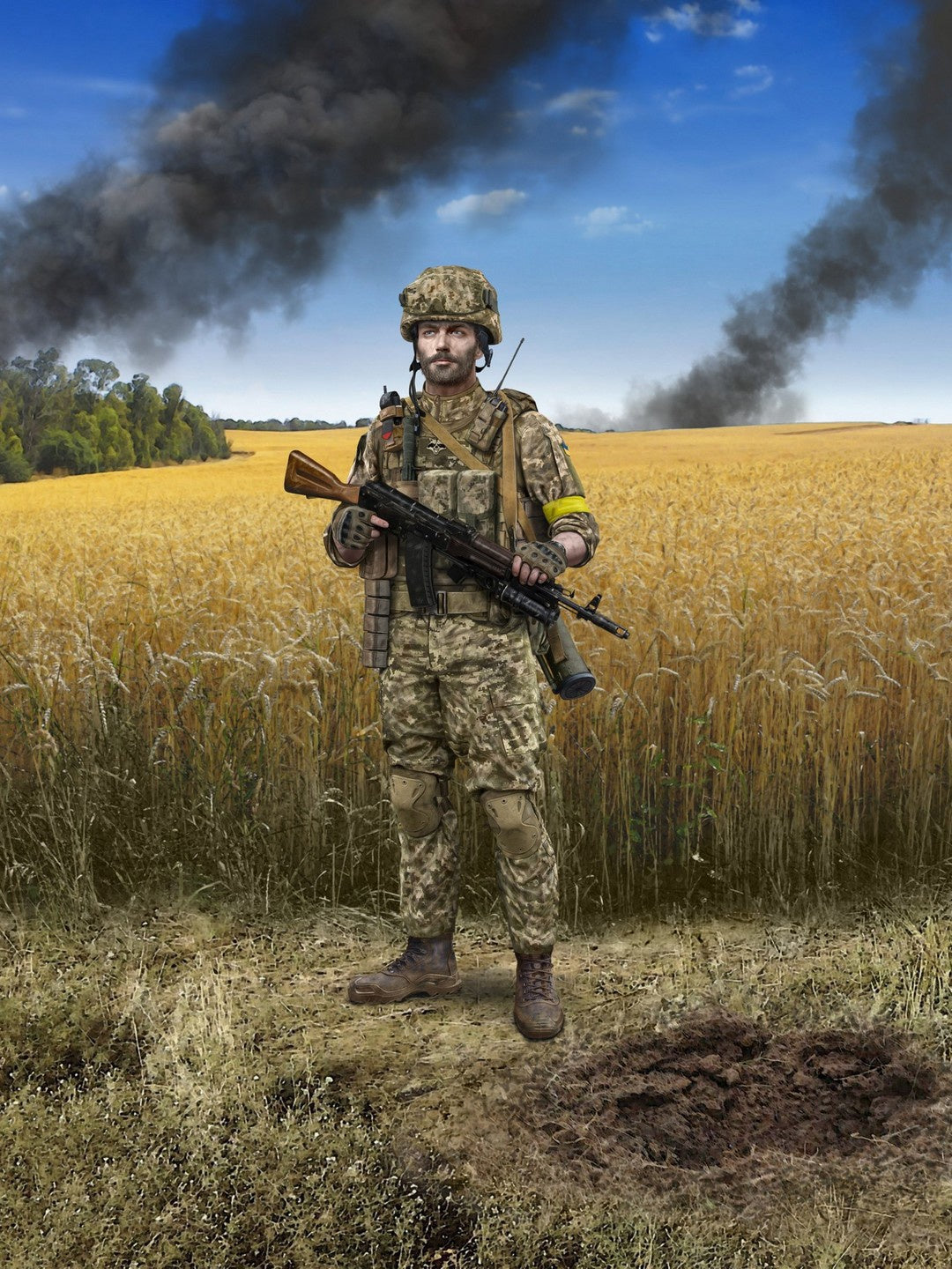 Soldier of the Armed Forces of Ukraine 1:16 Figure ICM16104