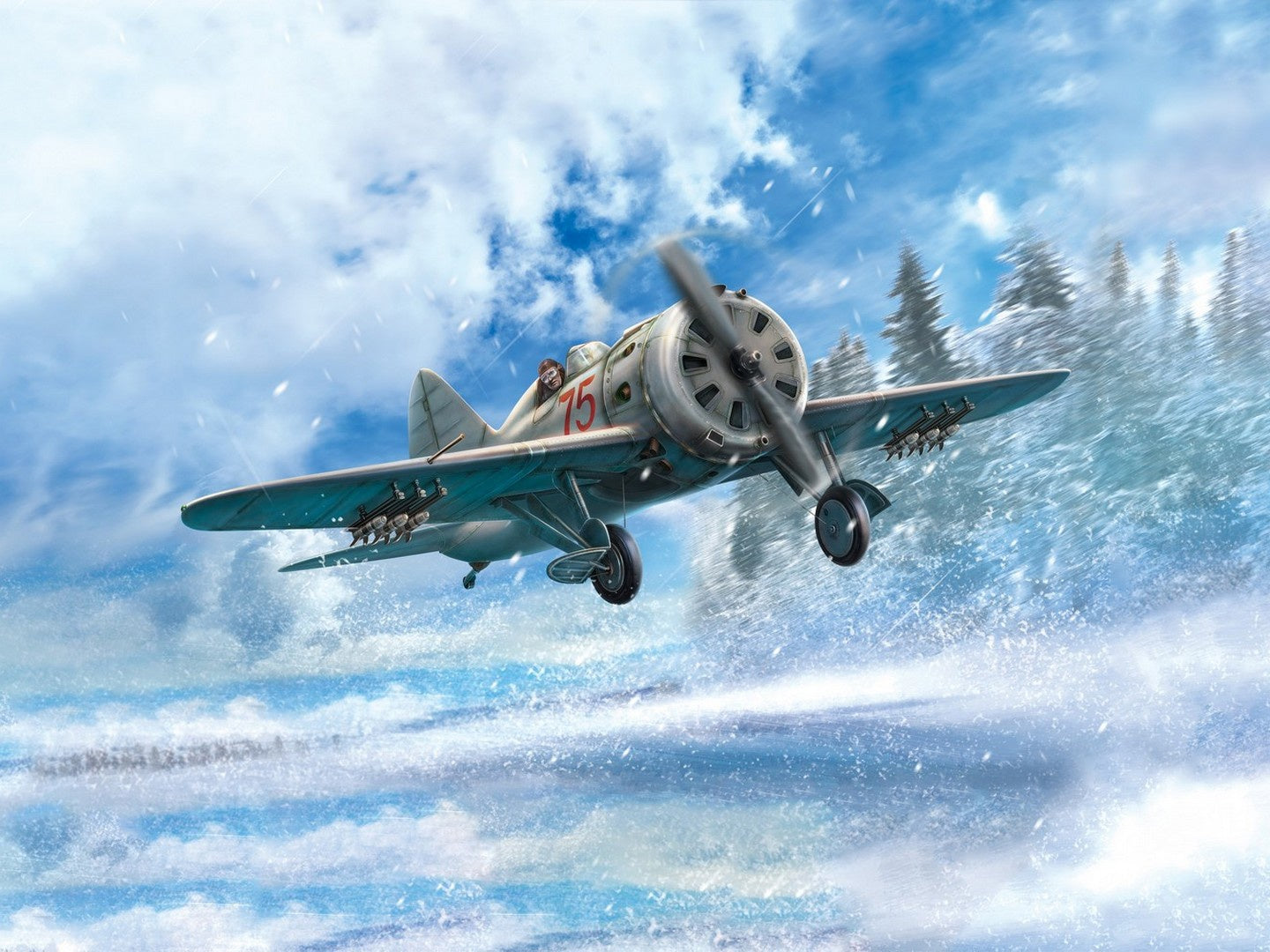 I-16 Type 29, WWII Soviet Fighter Plane ICM32003
