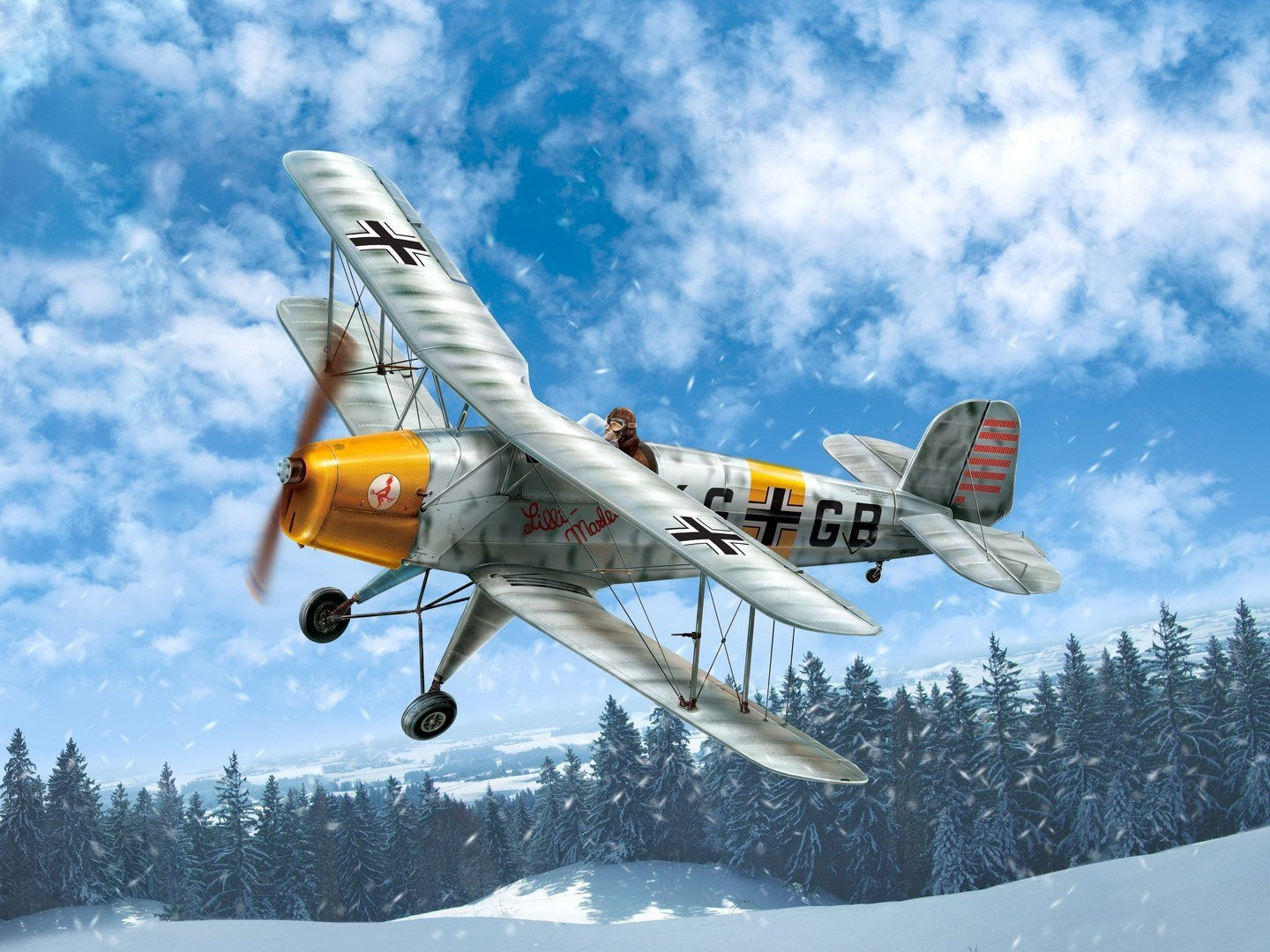 Bücker Bü 131D, WWII German Training Aircraft ICM32030