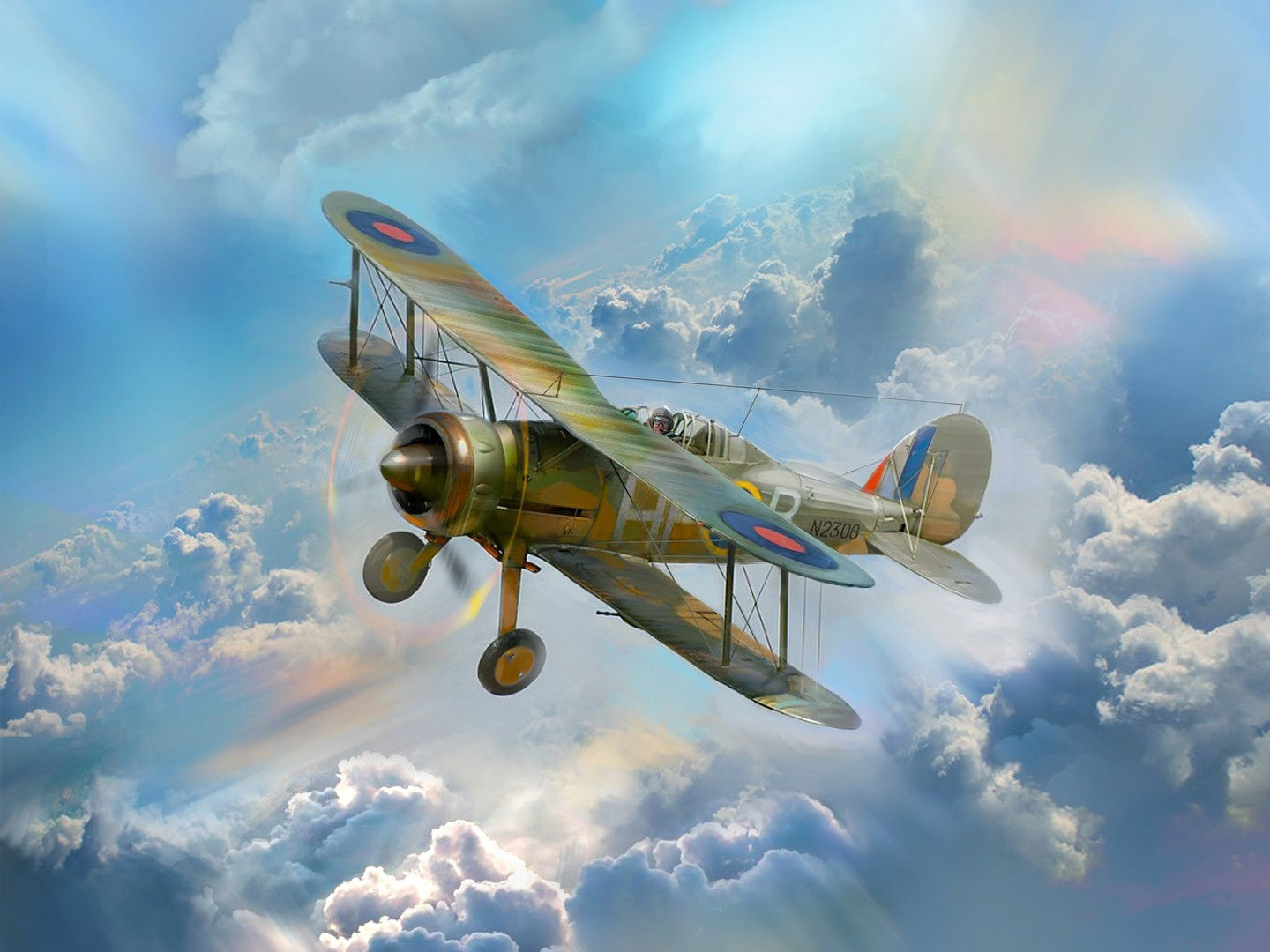 Gloster Gladiator Mk.II, WWII British Fighter Plane ICM32041