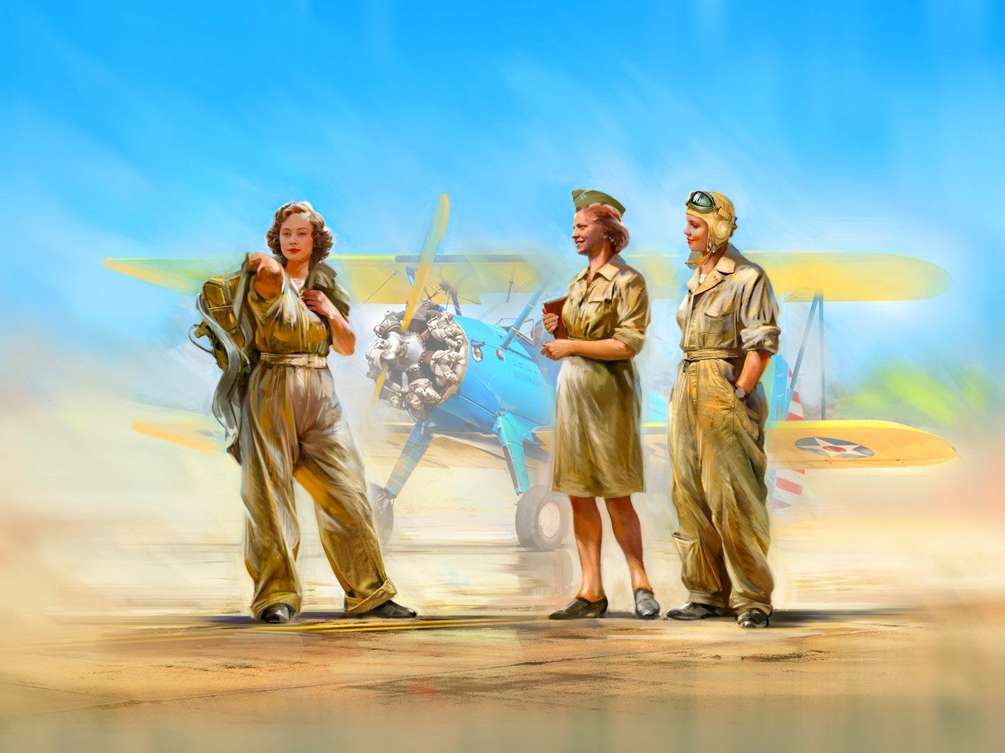 U.S. WASP (1943-1945) 3 Figures ICM32108
