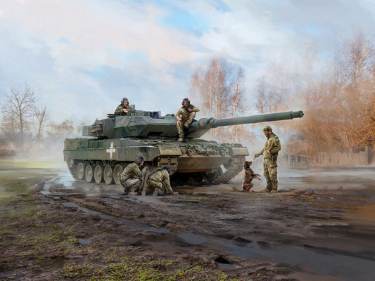 Leopard 2A6 of the Armed Forces of Ukraine with Crew ICM35013