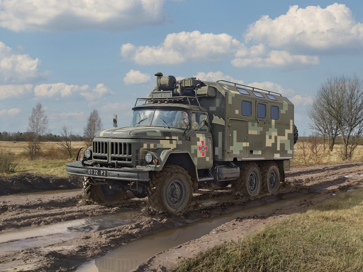 ZiL-131 of the Armed Forces of Ukraine with Driver Figure ICM35019