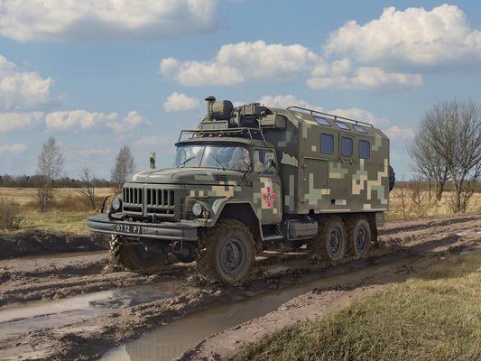 ZiL-131 of the Armed Forces of Ukraine with Driver Figure ICM35019
