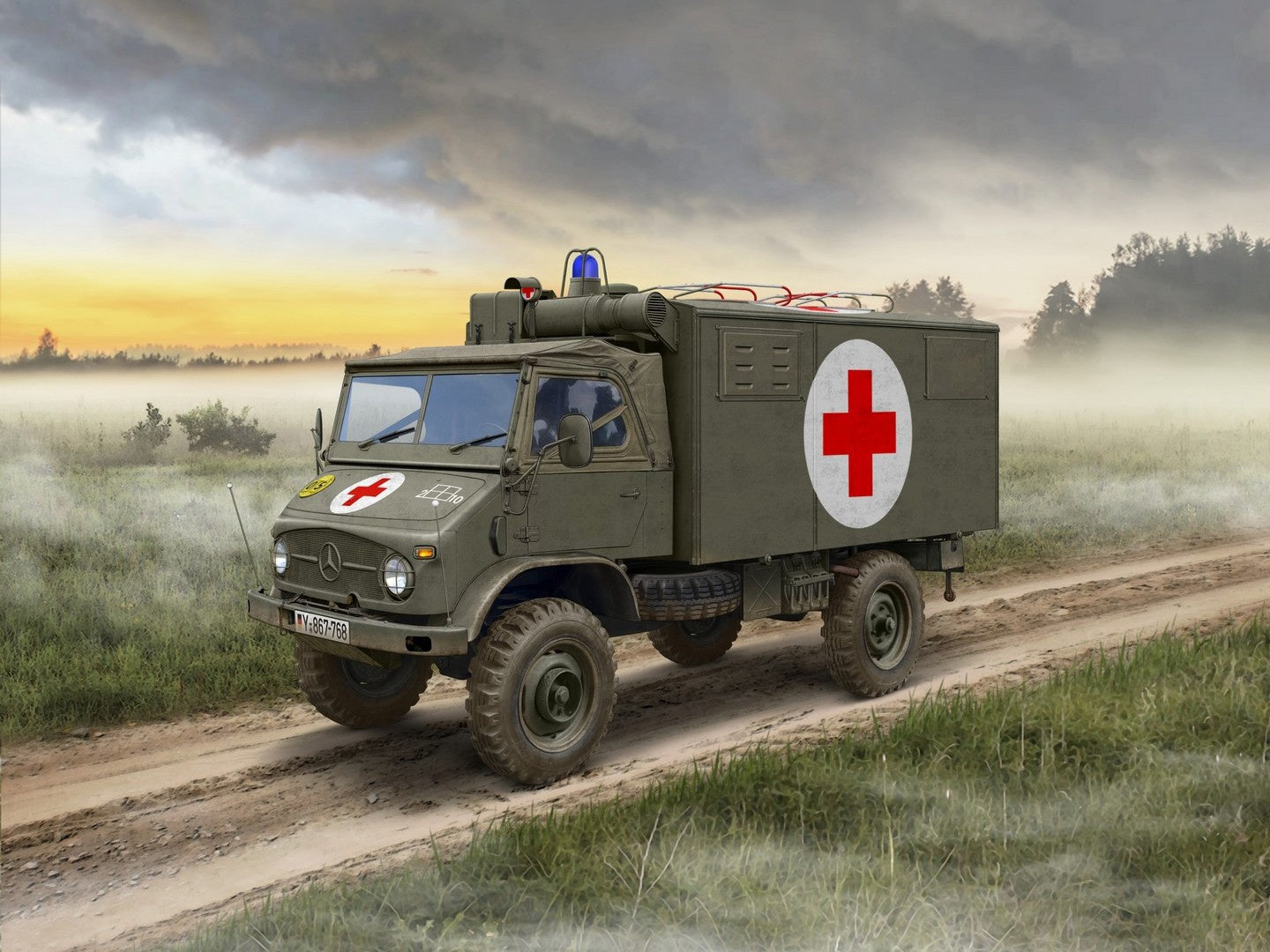 Unimog S 404, German Military Ambulance ICM35138