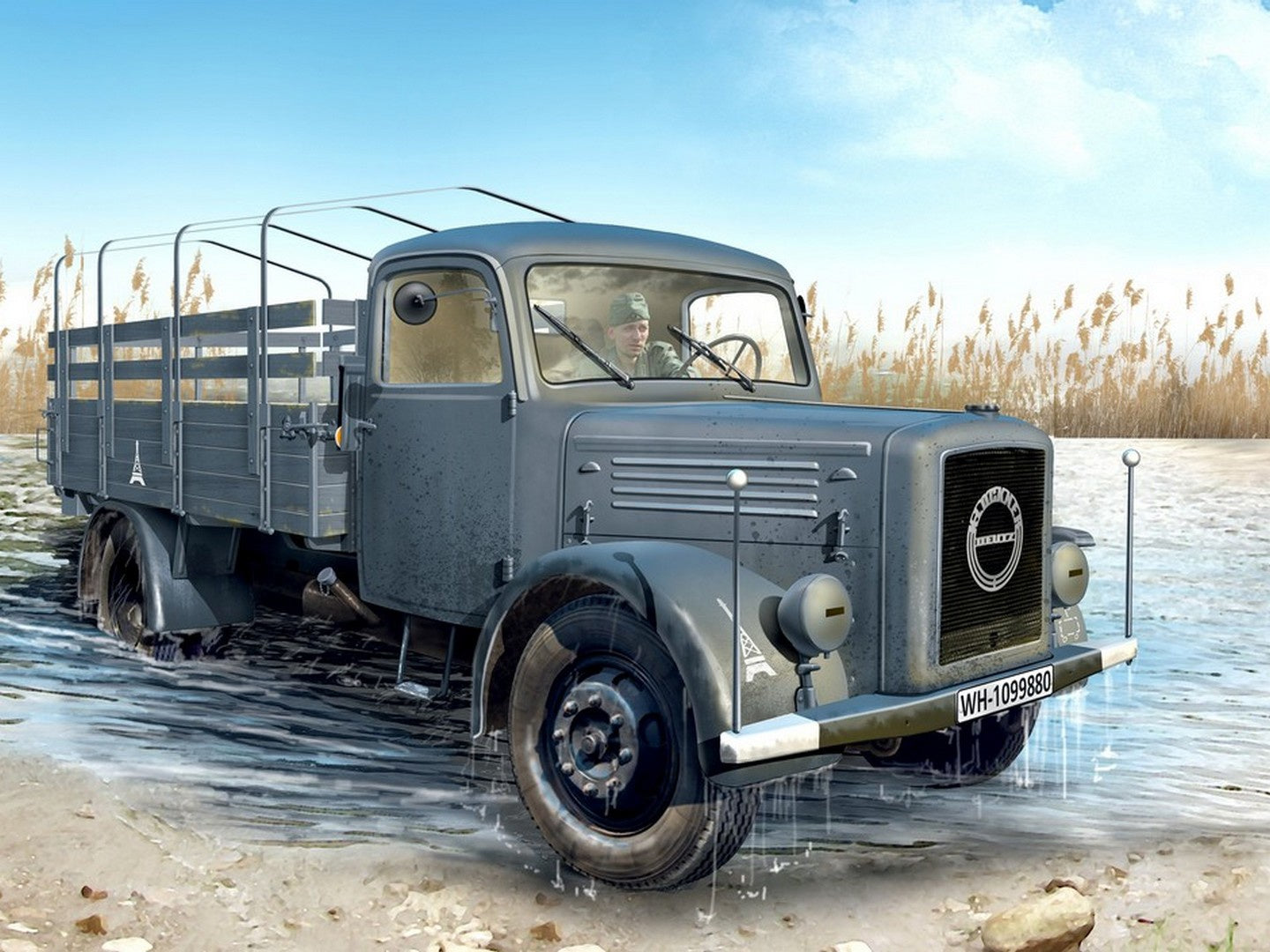 KHD S3000, WWII German Army Truck ICM35451