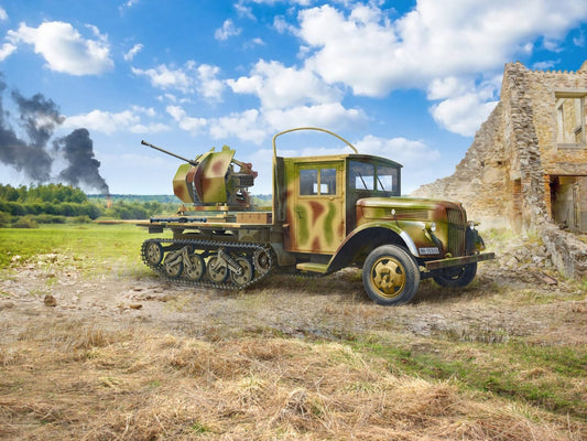 Sd.Kfz.3b with Flak 38 AA Gun ICM35455