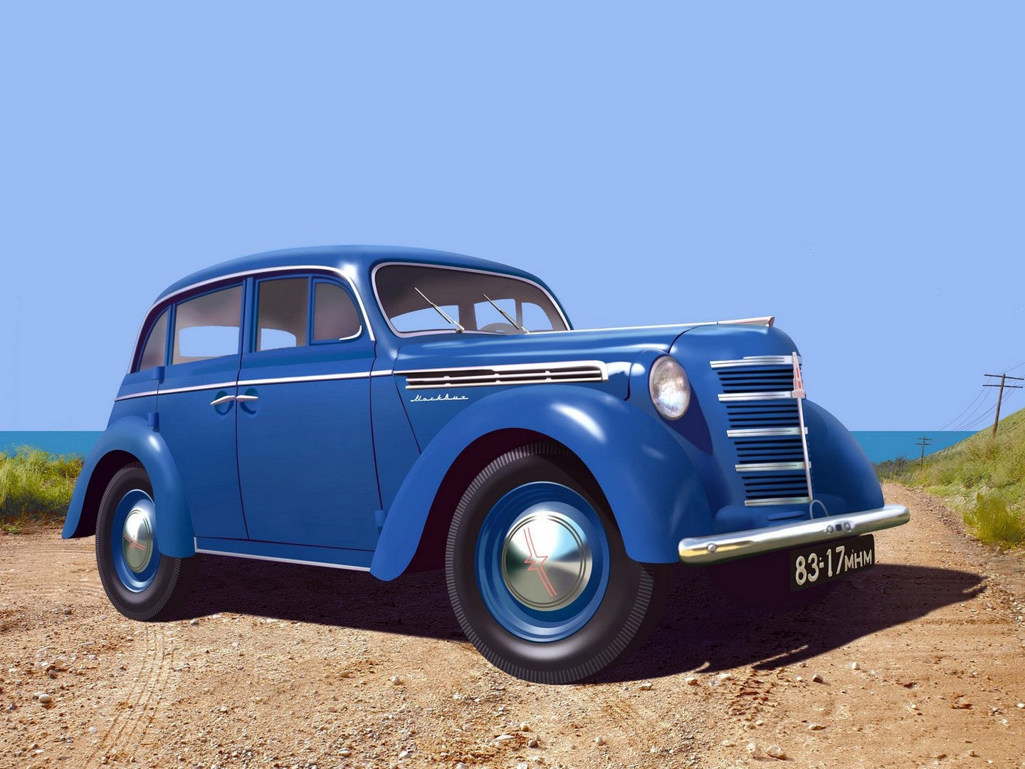 Moskvitch-401-420 Saloon, Soviet Passenger Car ICM35479