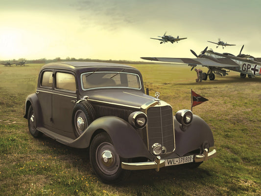 Typ 320 (W142) Saloon, WWII German Staff Car   ICM35537