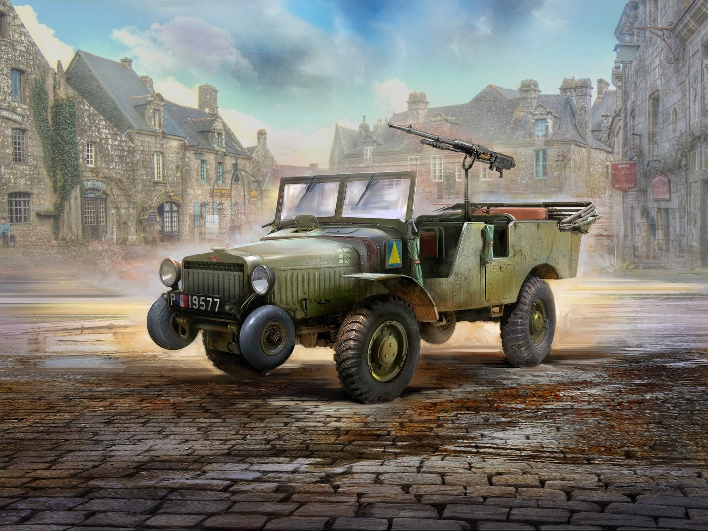 Laffly V15T with Hotchkiss Machine Gun ICM35572