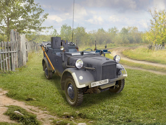 le.gl.Einheitz-Pkw Kfz.2, WWII German Light Radio Communication Car  ICM35583