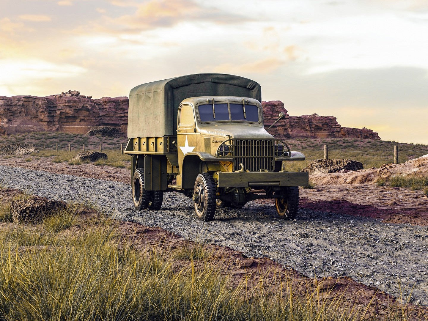 G7117, U.S. Military Truck ICM35597