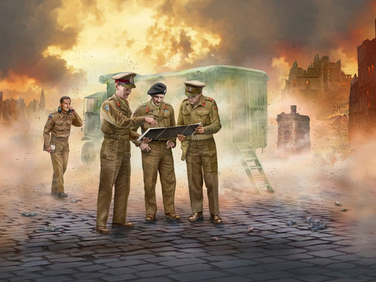 Montgomery's Staff Set of 4 Figures ICM35617