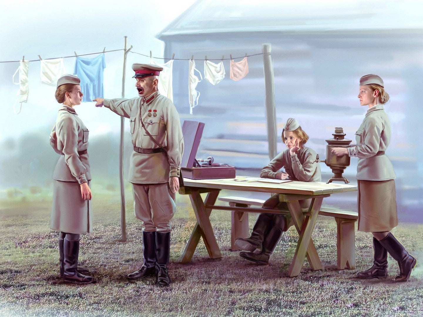 Soviet Military Servicewomen (1939-1942) 4 Figures ICM35621