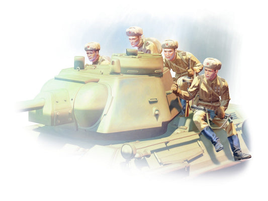 Soviet Tank Riders (1943-1945) 4 Figures ICM35640