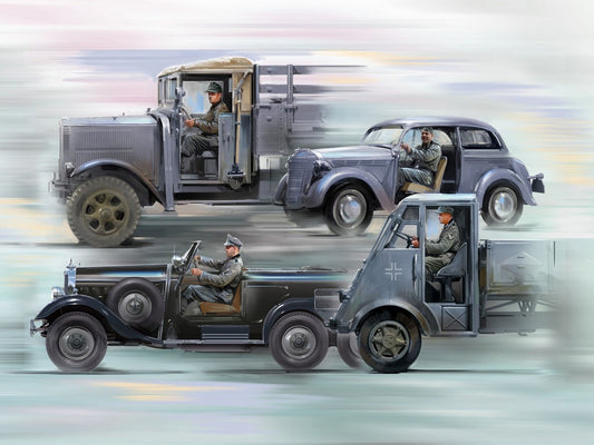 German Drivers (1939-1945) 4 Figures ICM35642