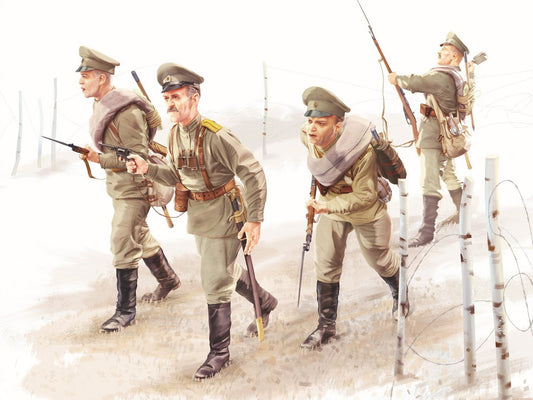 WWI Russian Infantry 4 Figures ICM35677