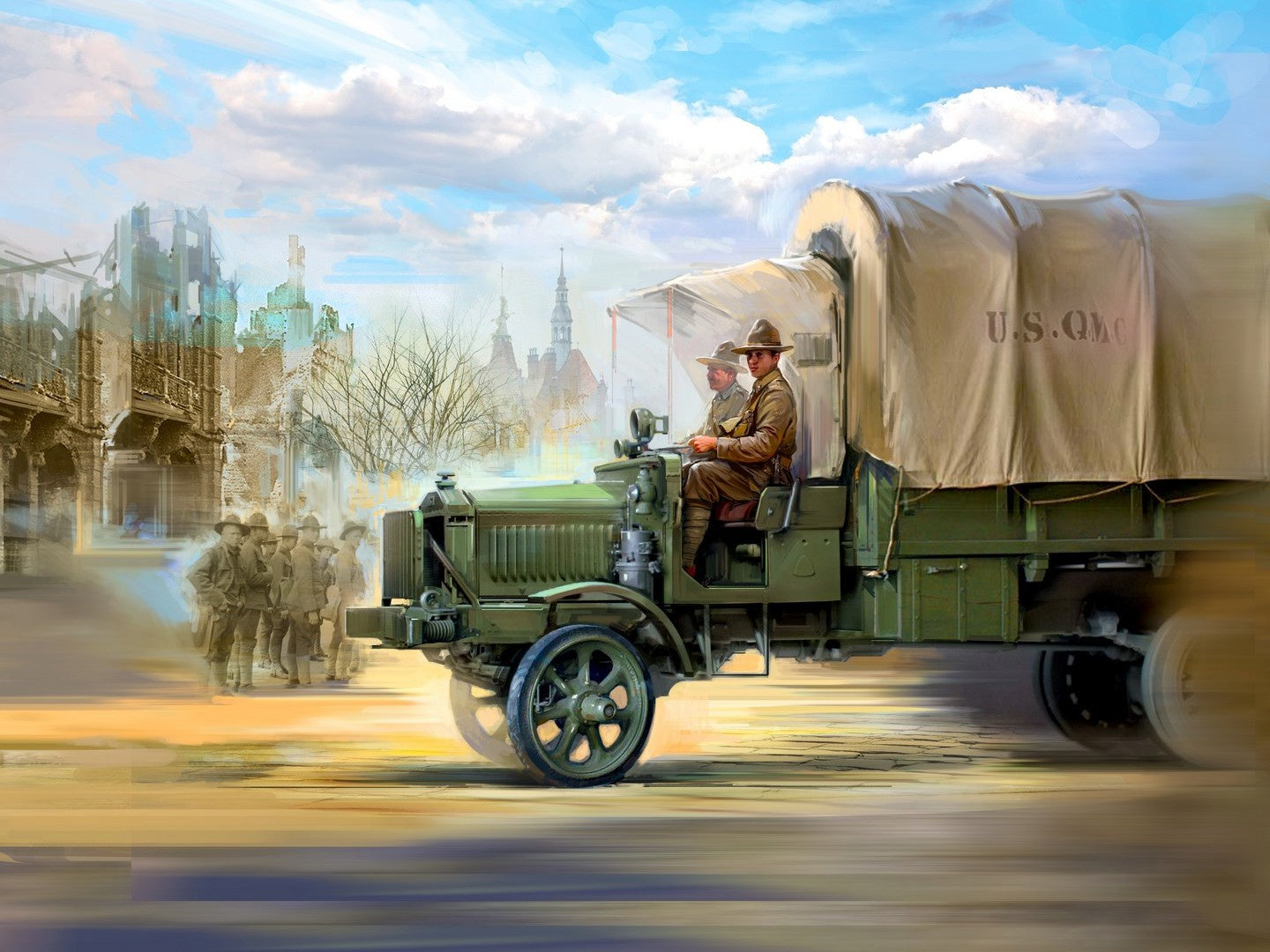 U.S. Drivers (1917-1918) with 2 Figures ICM35706