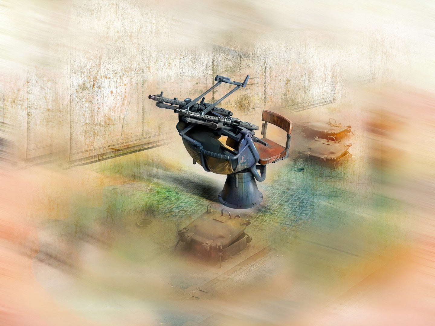 Zwillingssockel 36, WWII German Anti-Aircraft Machine Gun Mount ICM35714