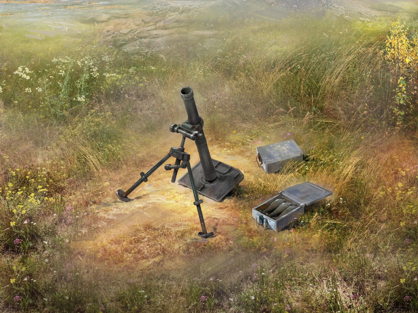 s.Gr.W.34 WWII German Mortar ICM35716