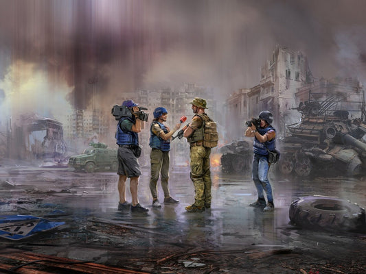 Journalists In War with 4 Figures ICM35751