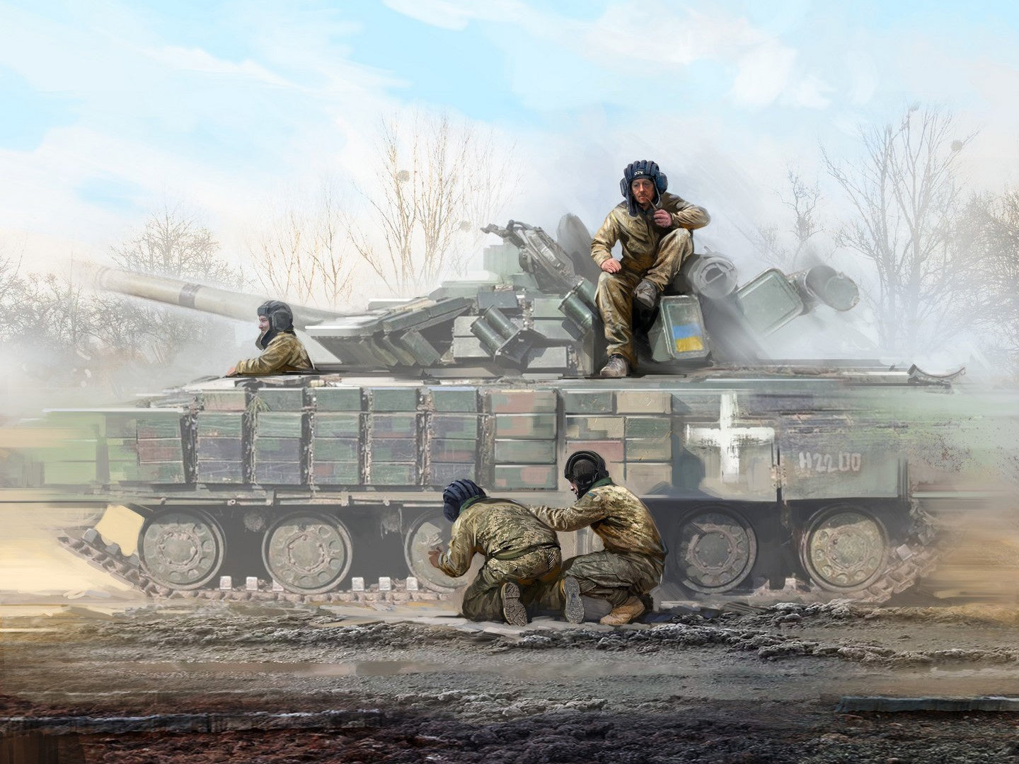 Tank Crew of the Armed Forces of Ukraine (4 Figures) ICM35756