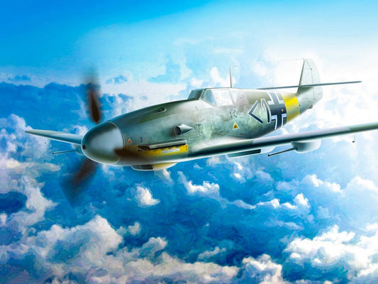 Messerschmitt Bf 109F-4/R6, WWII German Fighter Plane ICM48107