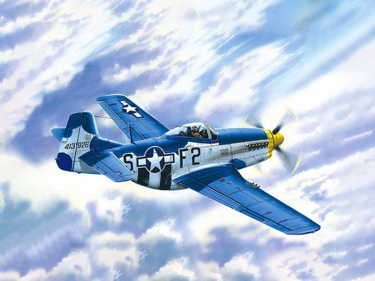 Mustang P-51D-15, WWII American Fighter Plane ICM48151