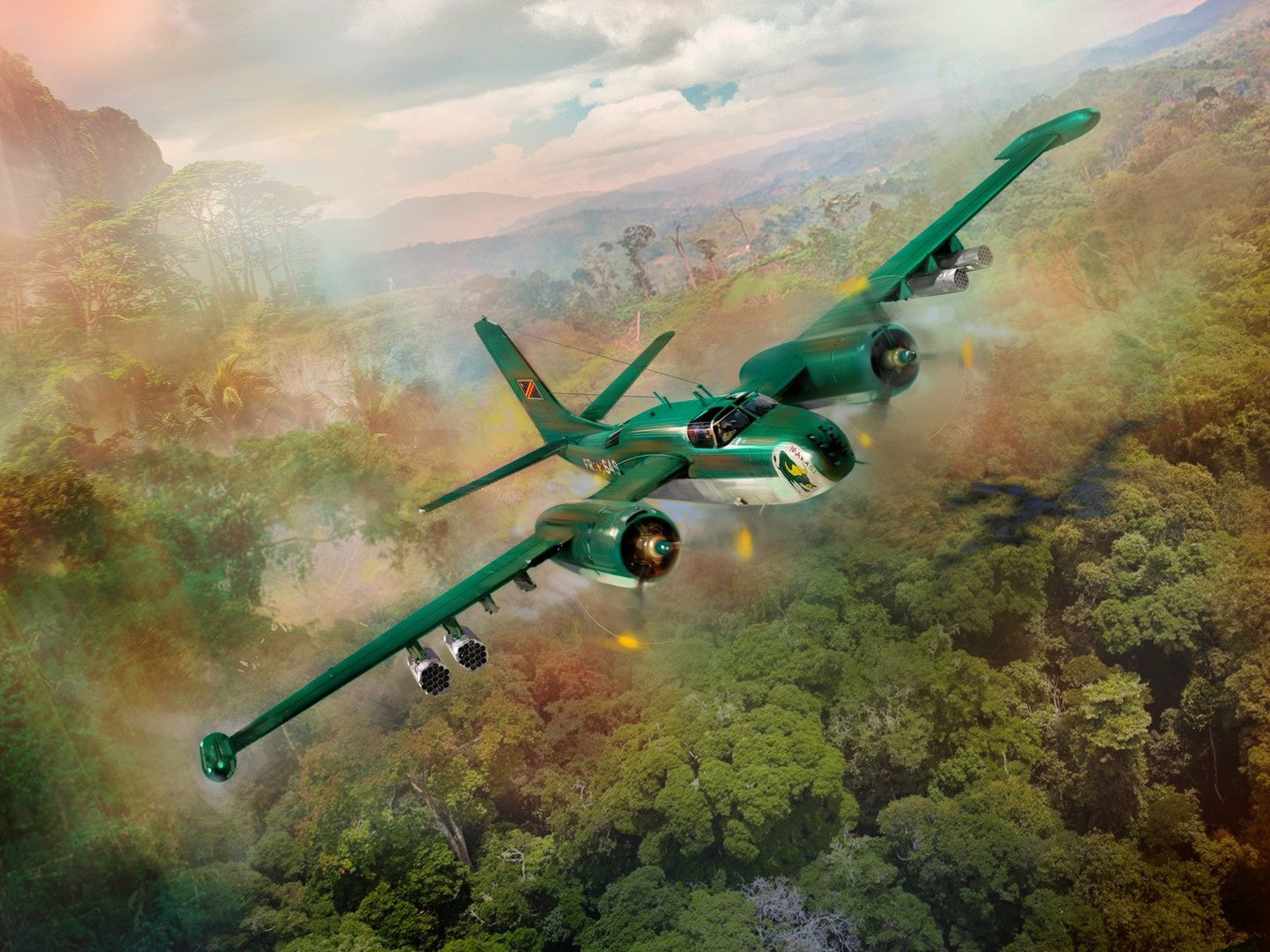 B-26K Counter Invader (Early), U.S. Attack Aircraft ICM48278