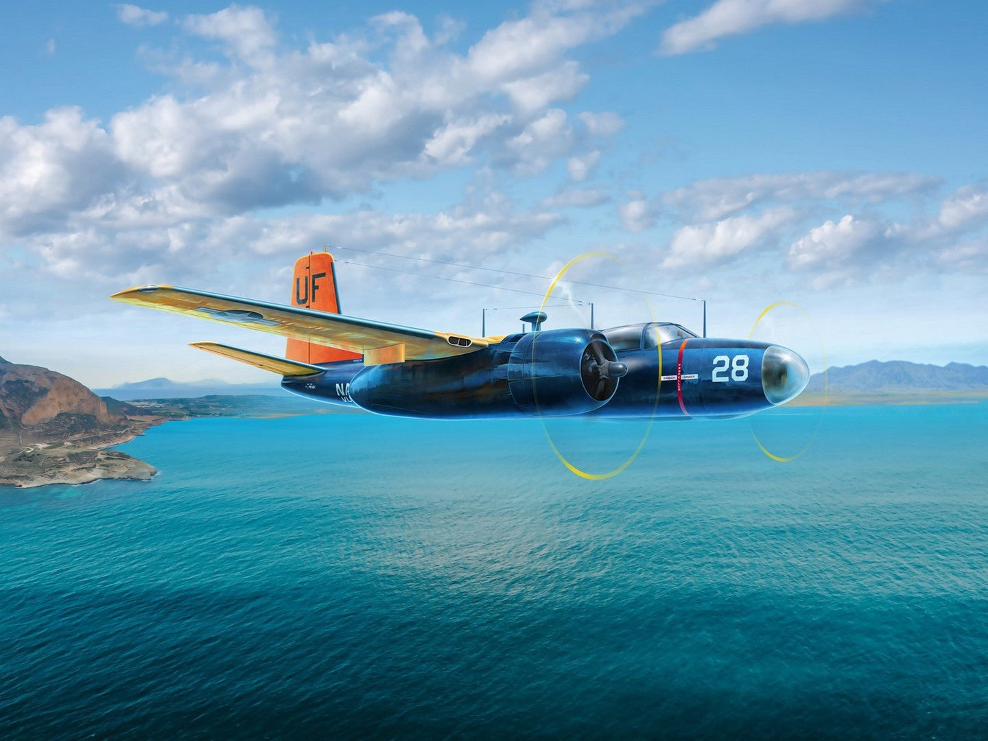 Jig Dog' JD-1D Invader, U.S. Navy Aircraft ICM48287