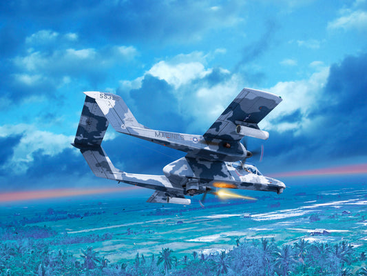 Bronco OV-10 NOGS, U.S. Attack Aircraft ICM48306