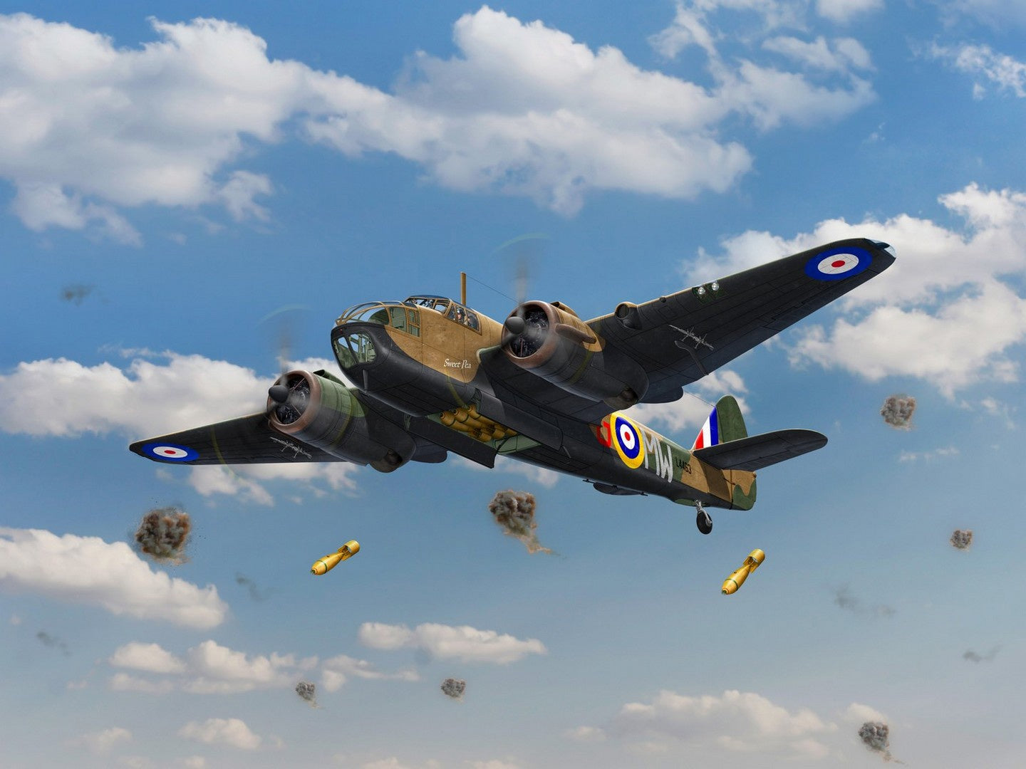 Bristol Beaufort Mk.I Bombing Raid Plane ICM48314