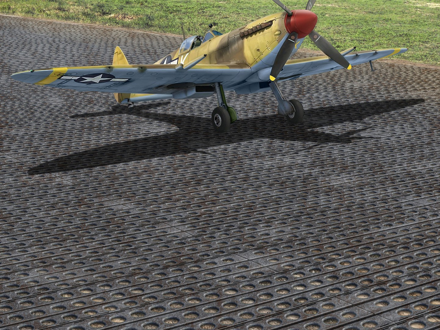 WWII U.S. Landing Marston Mat 1:48 ICM48411