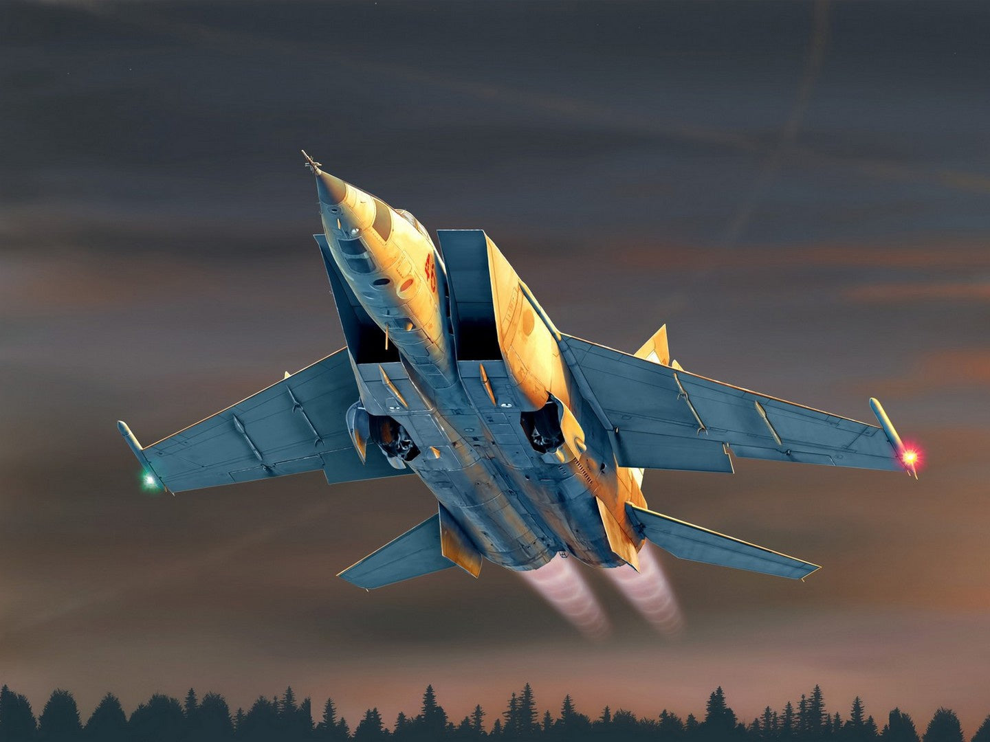 MiG-25 RBT, Soviet Reconnaissance Plane   ICM48901