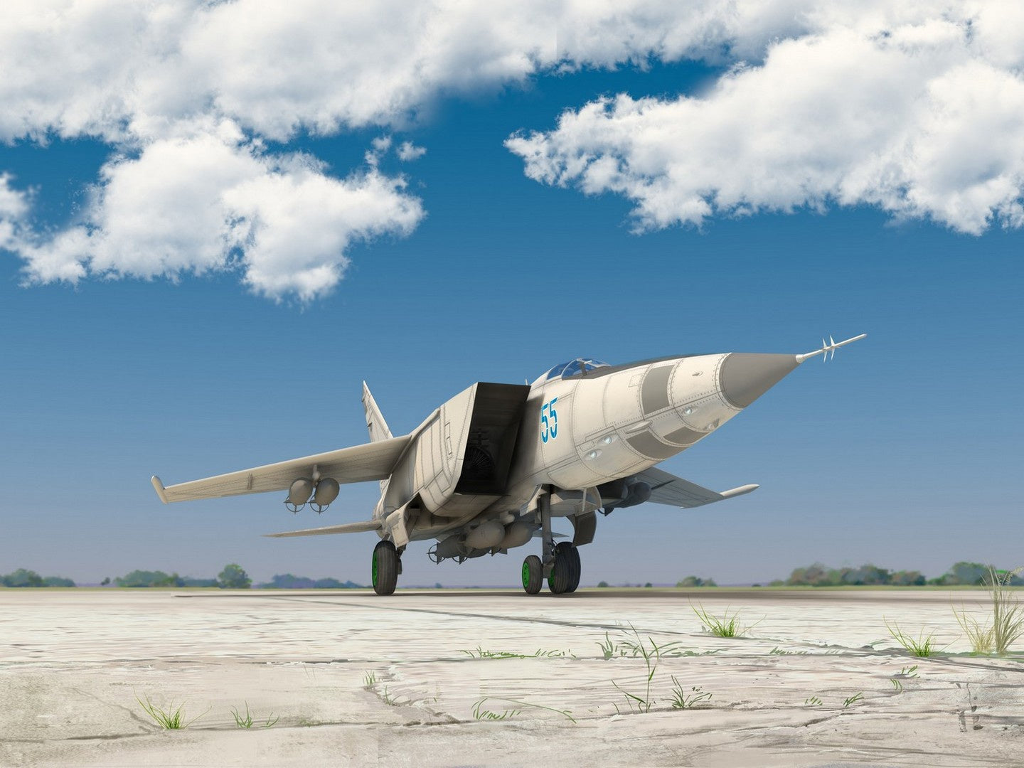 MiG-25 RB, Soviet Reconnaissance Plane ICM48902