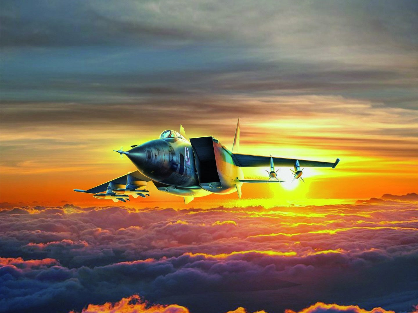 MiG-25 BM, Soviet Strike Aircraft ICM72175