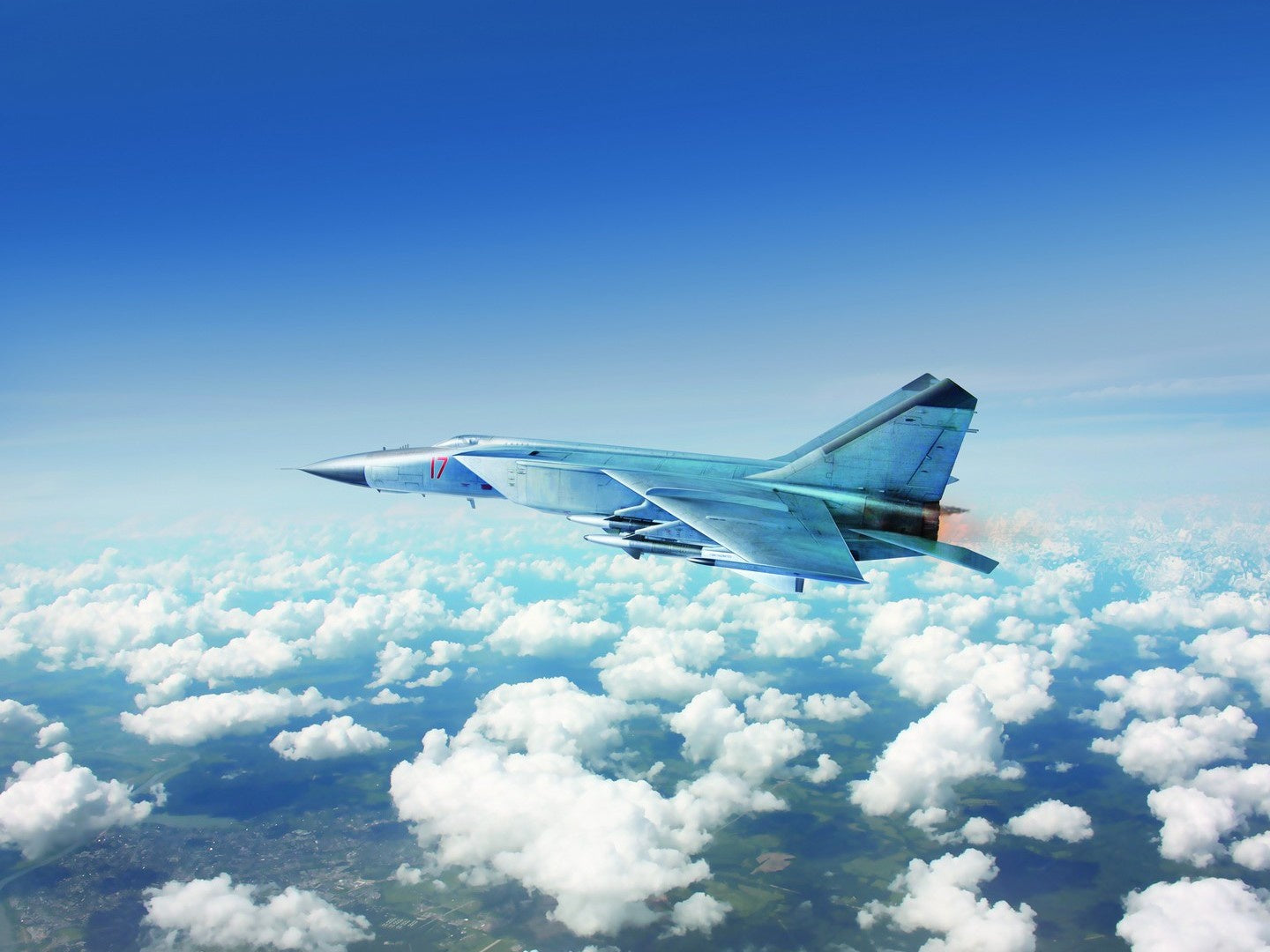 MiG-25PD, Soviet Interceptor Fighter ICM72177