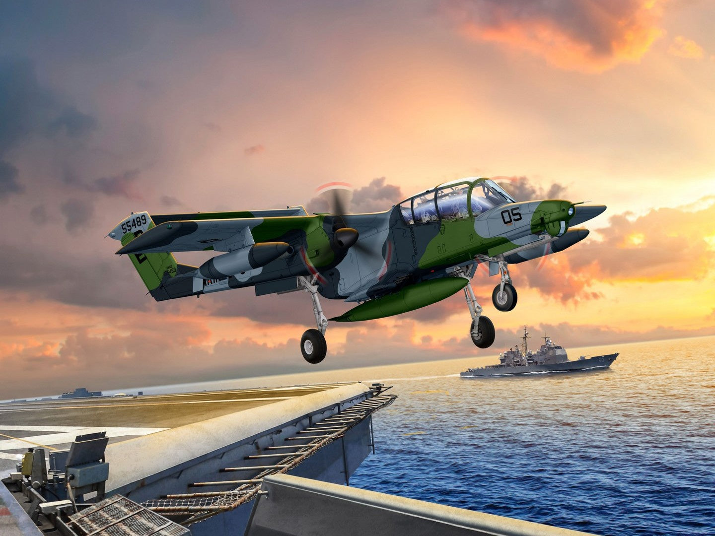 OV-10D+ Bronco, U.S. Attack & Observation Aircraft ICM72186