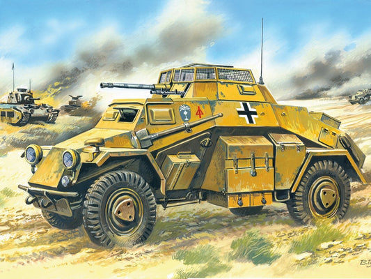Sd.Kfz.222, German Light Armoured Vehicle ICM72411