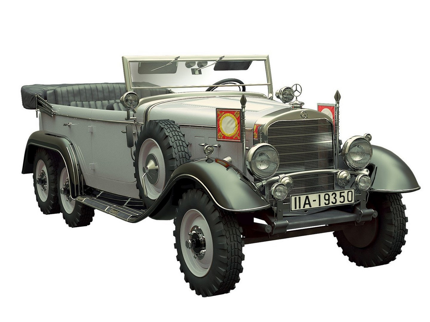 G4 (1935), WWII German Staff Car, Snap Fit ICM72471
