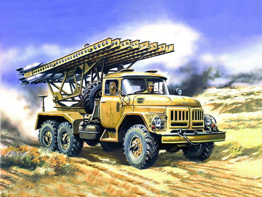 BM-13-16,  MLRS on ZiL-131 Base ICM72814