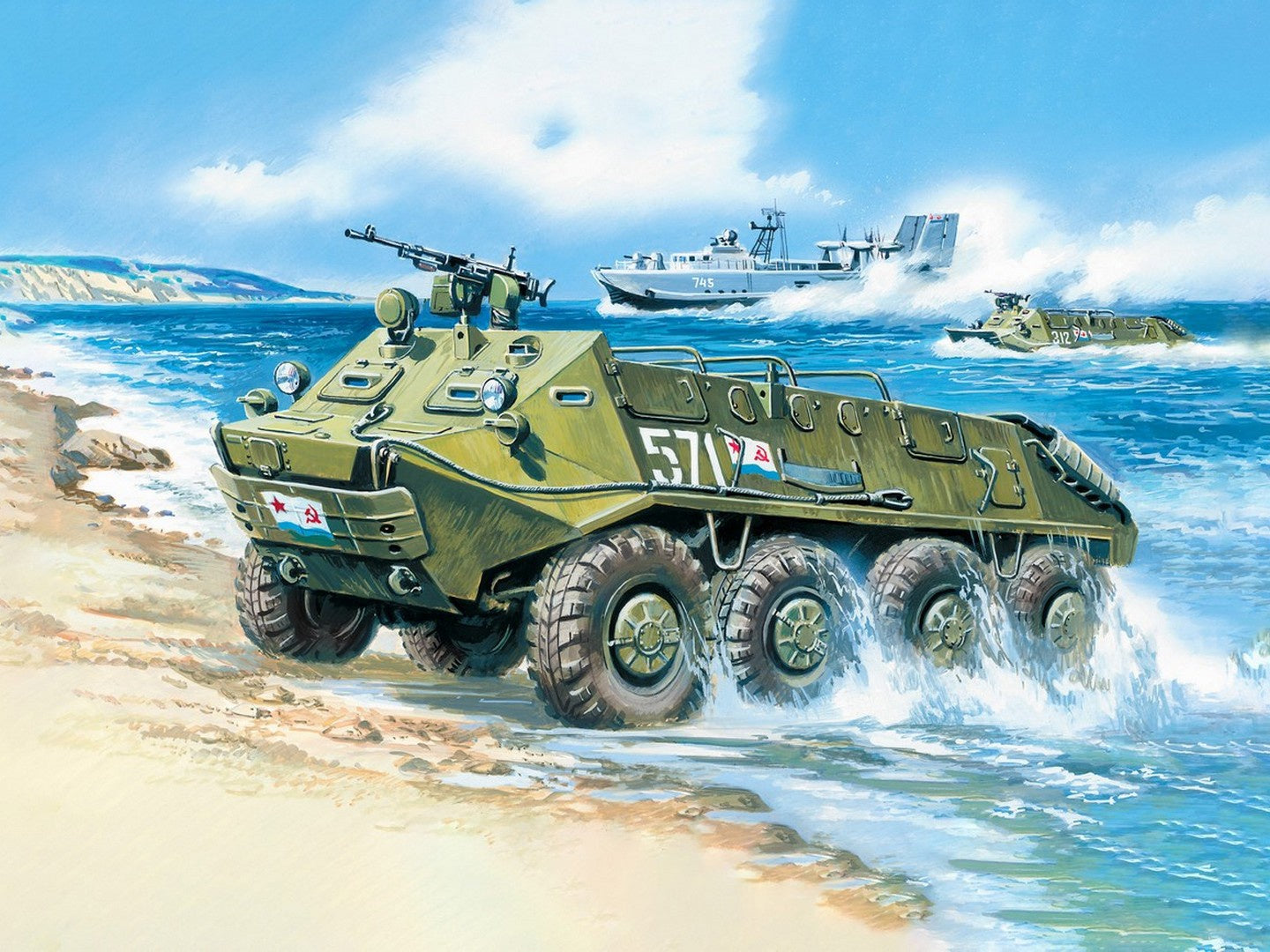 BTR-60P, Armoured Personnel Carrier ICM72901