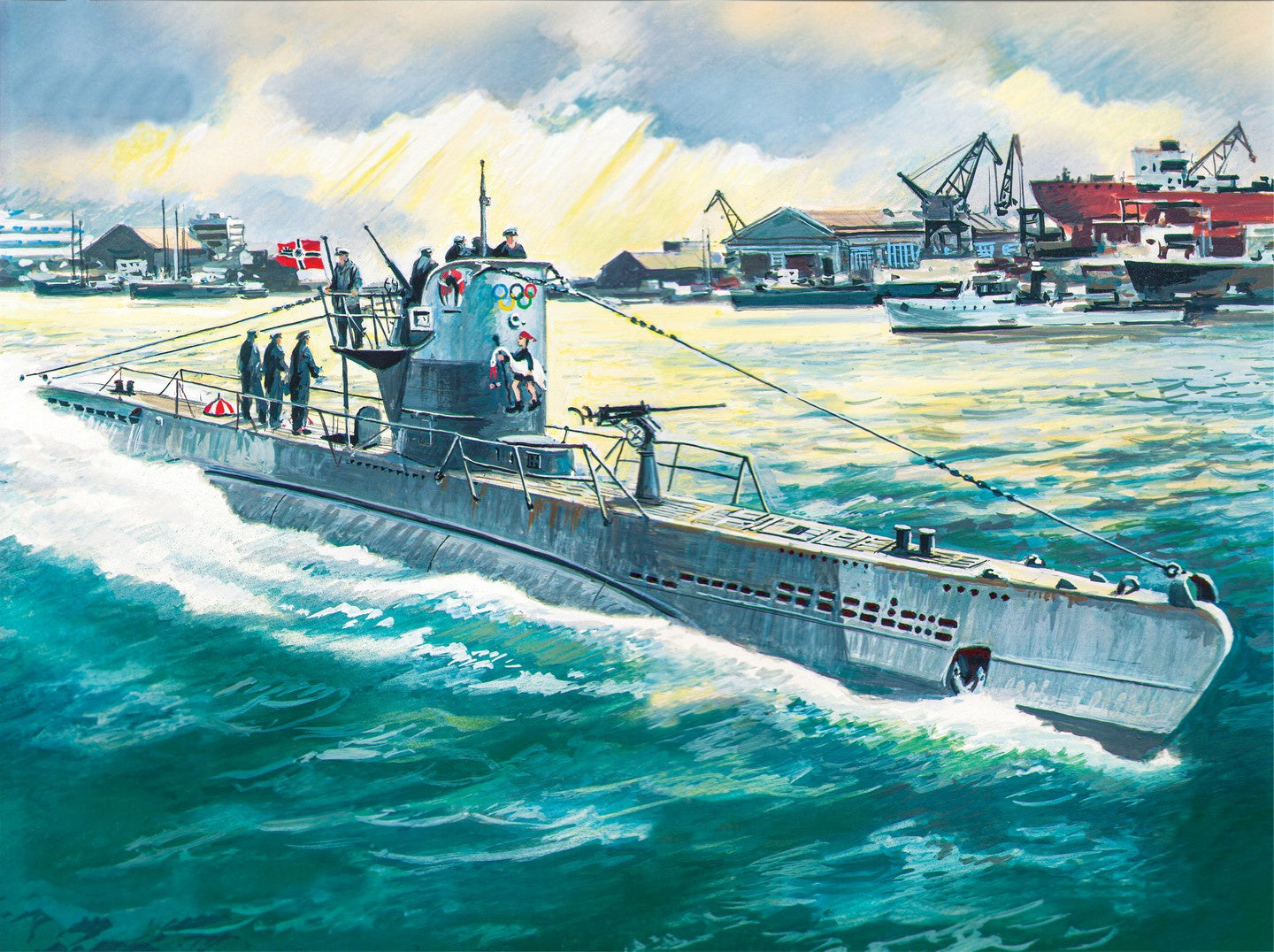 U-Boat Type IIB (1943), German Submarine                                                         ICMS010